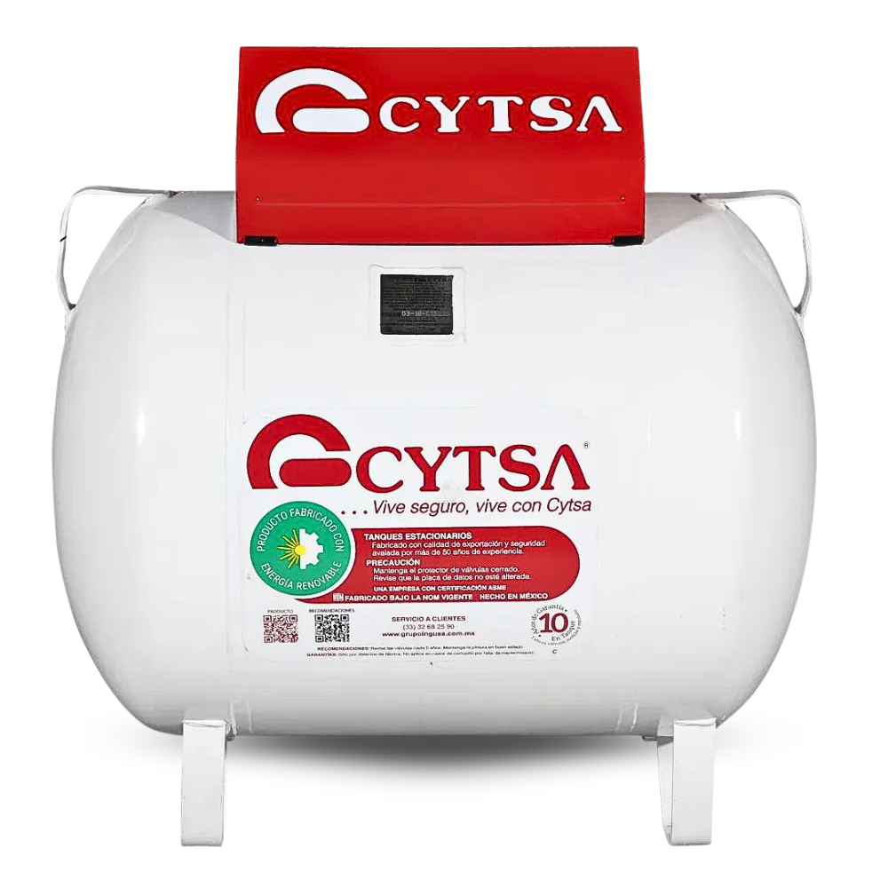 TANQUE ESTACIONARIO HORIZONTAL 180 LT CYTSA
